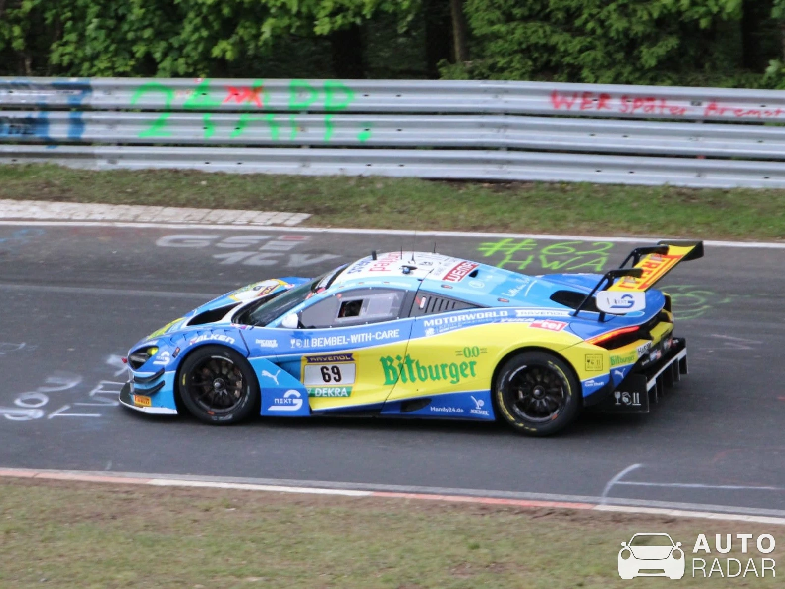 McLaren 720S GT3 spotted