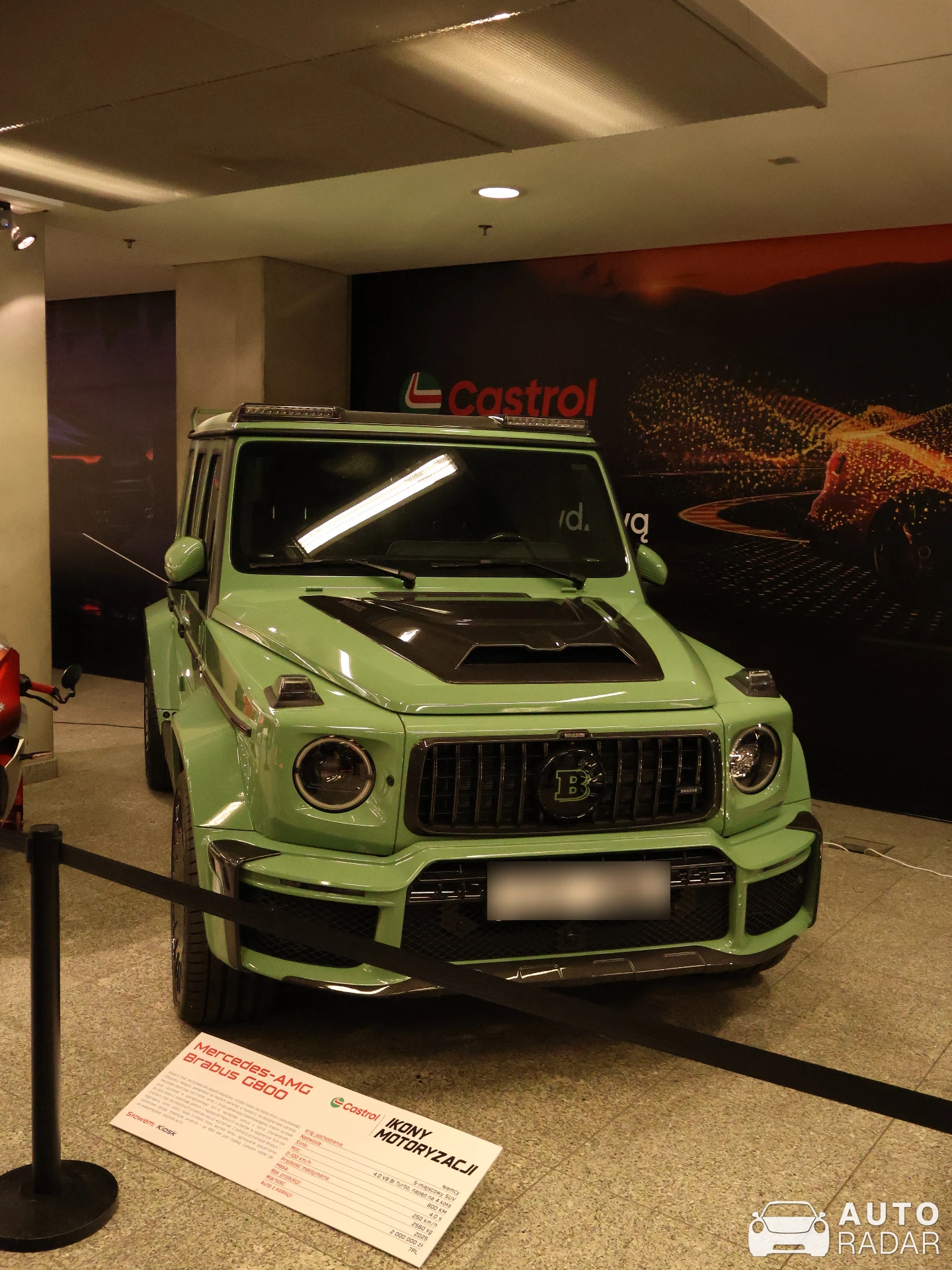 Mercedes-AMG Brabus G800 spotted in Warszawa
