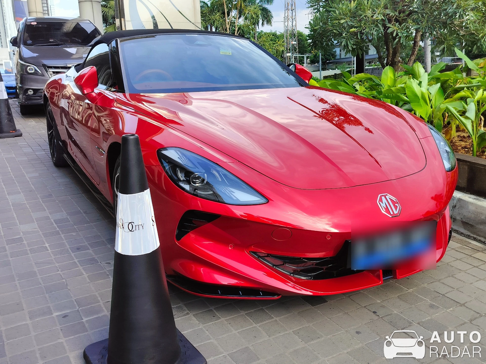 MG Cyberster spotted in Kota Jakarta Pusat, Indonesia