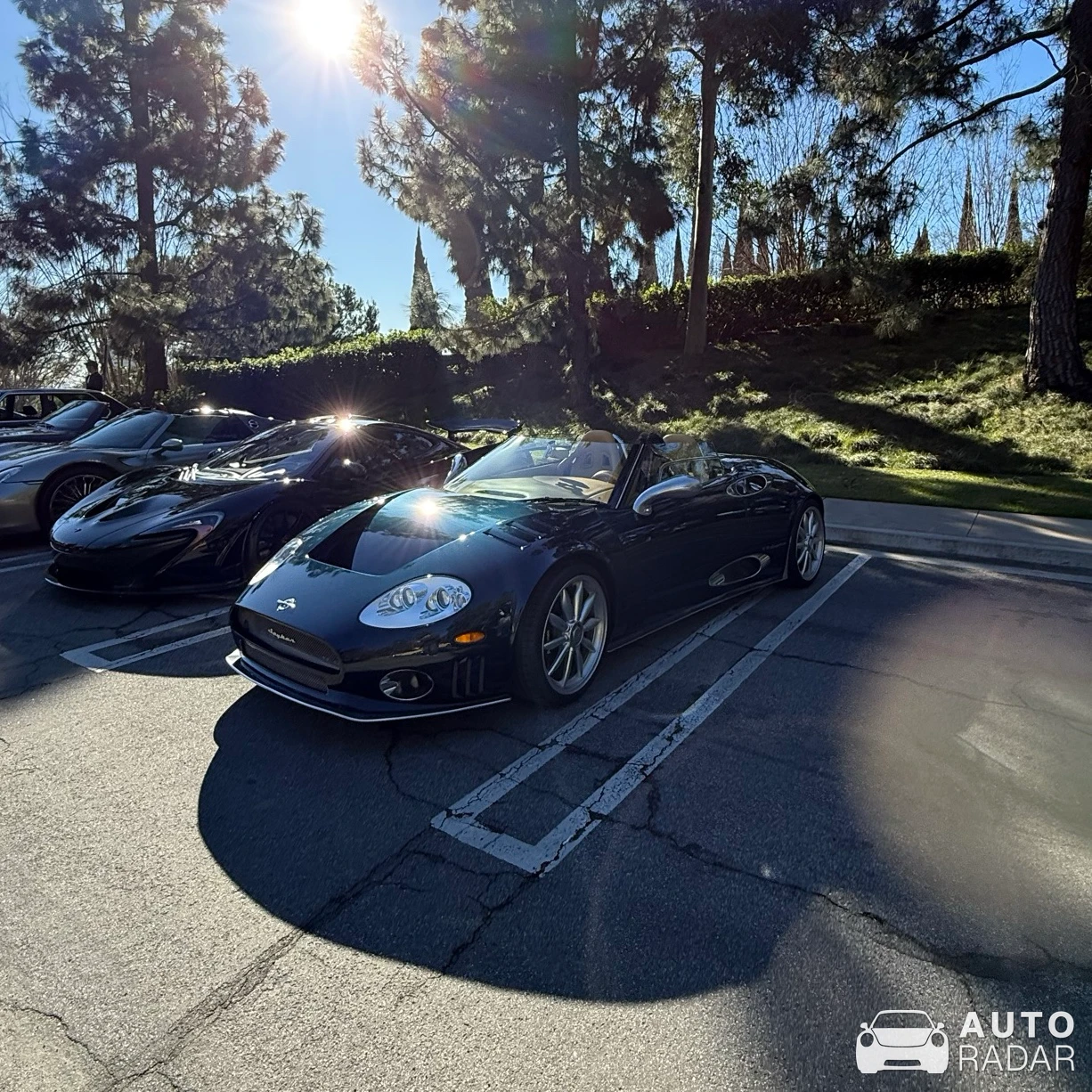 Spyker C8 Spyder SWB spotted in Beverly Hills