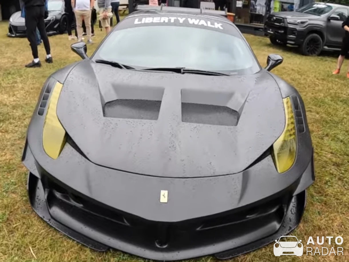 Ferrari 458 Italia Liberty Walk Widebody spotted in Chichester