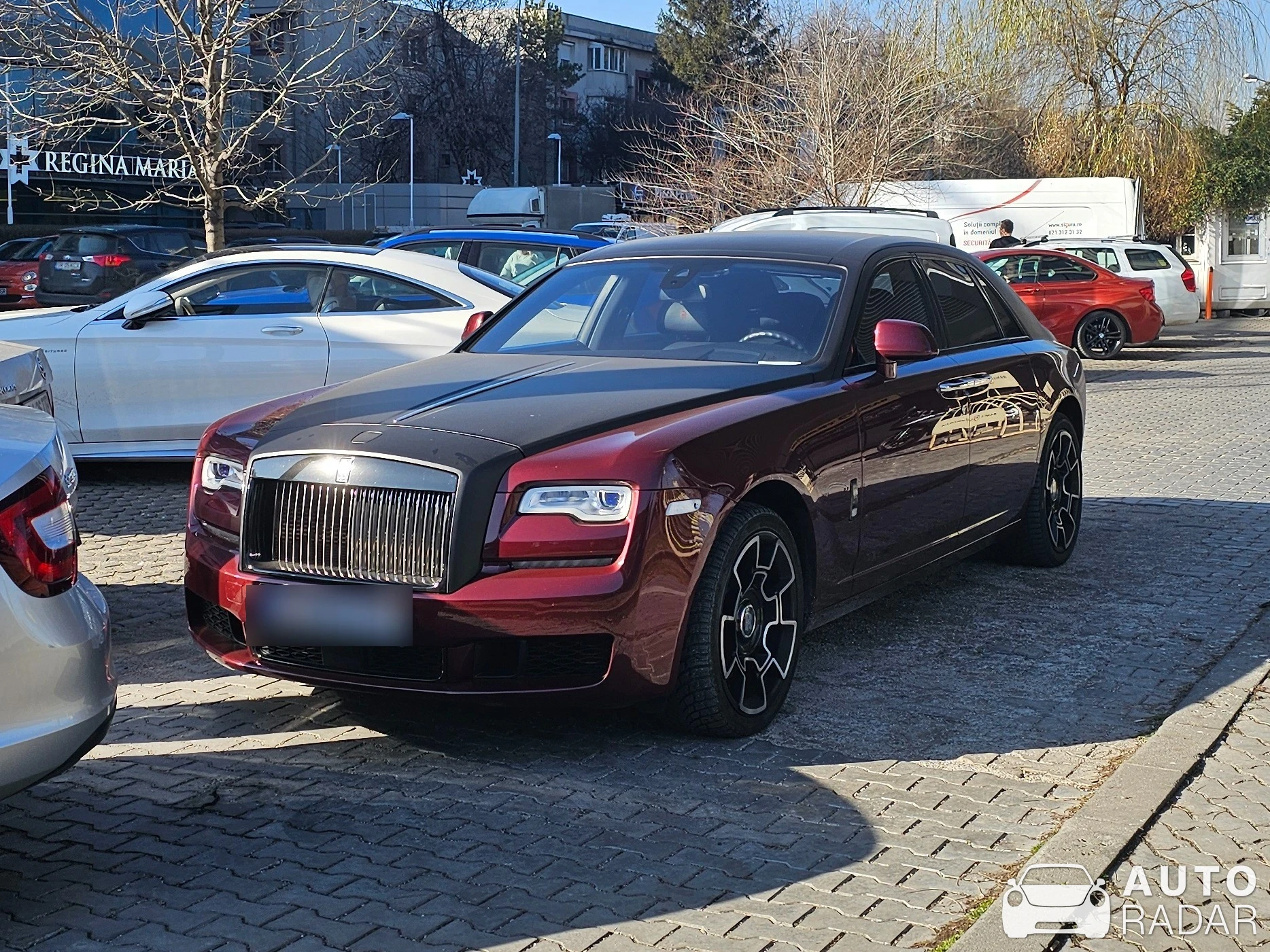Rolls-Royce Ghost Series II Black Badge spotted in București, Romania