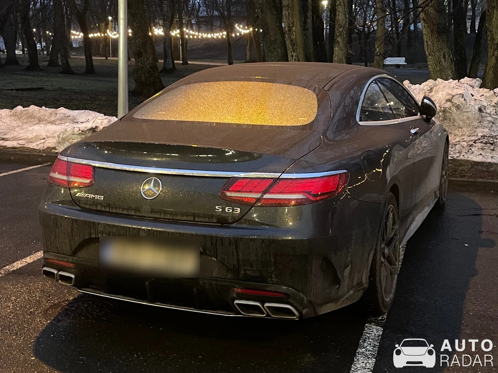 Mercedes-AMG S 63 Coupé C217 spotted in Tallinn, Estonia
