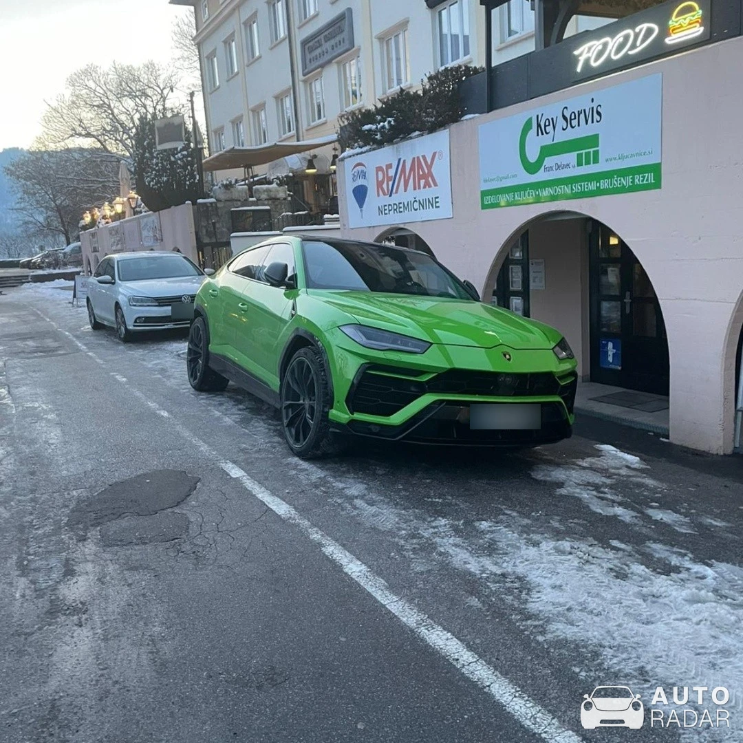 Lamborghini Urus spotted in Radovljica, Slovenia