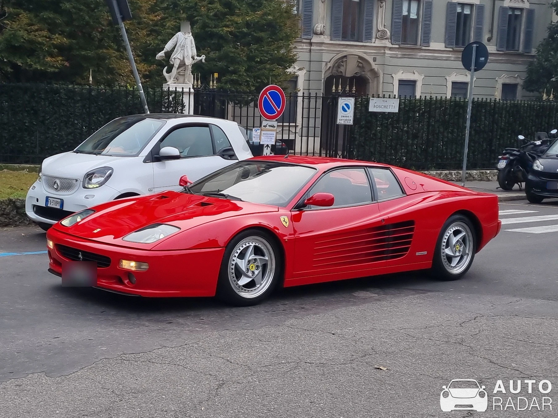 Ferrari F512M spotted in Milano, Italia