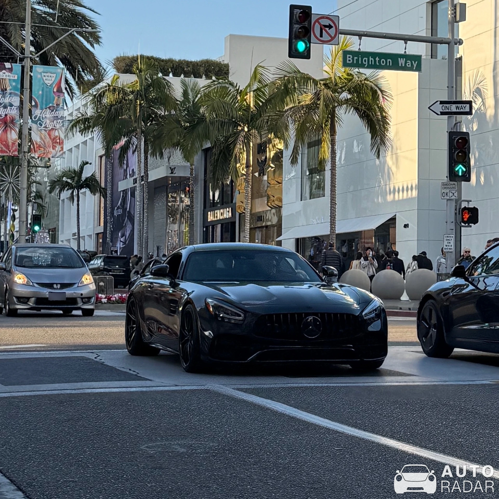 Mercedes-AMG GT C190 spotted in Beverly Hills, United States