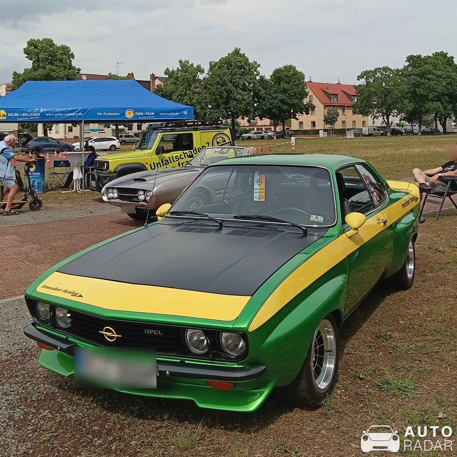 Opel Manta A spotted in Rüsselsheim am Main