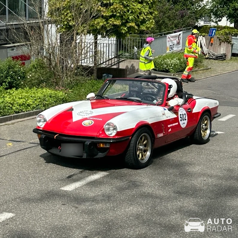 Triumph Spitfire Mark IV spotted in Rudolfstetten-Friedlisberg