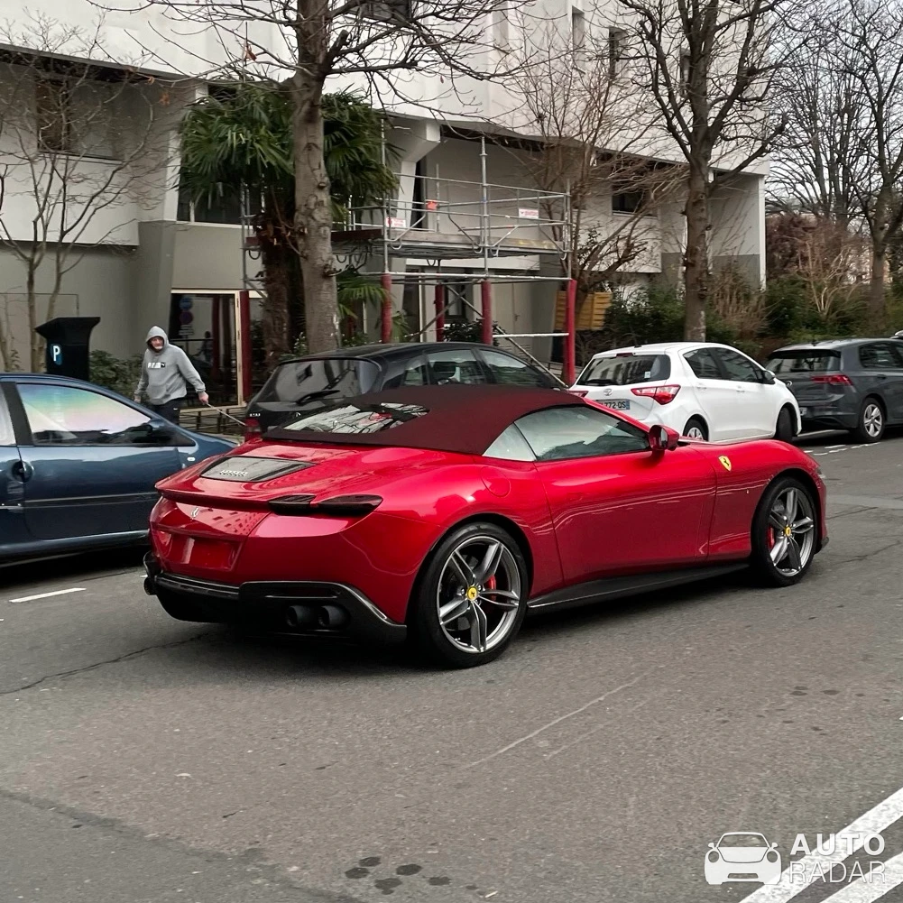 Ferrari Roma Spider spotted in Levallois-Perret, France