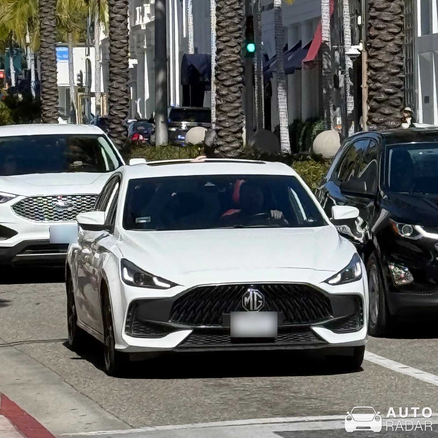 MG GT spotted in Beverly Hills