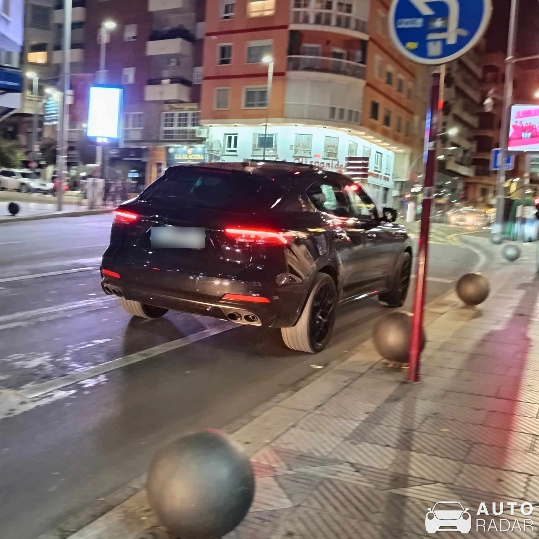 Maserati Levante spotted in Jaén, Spain