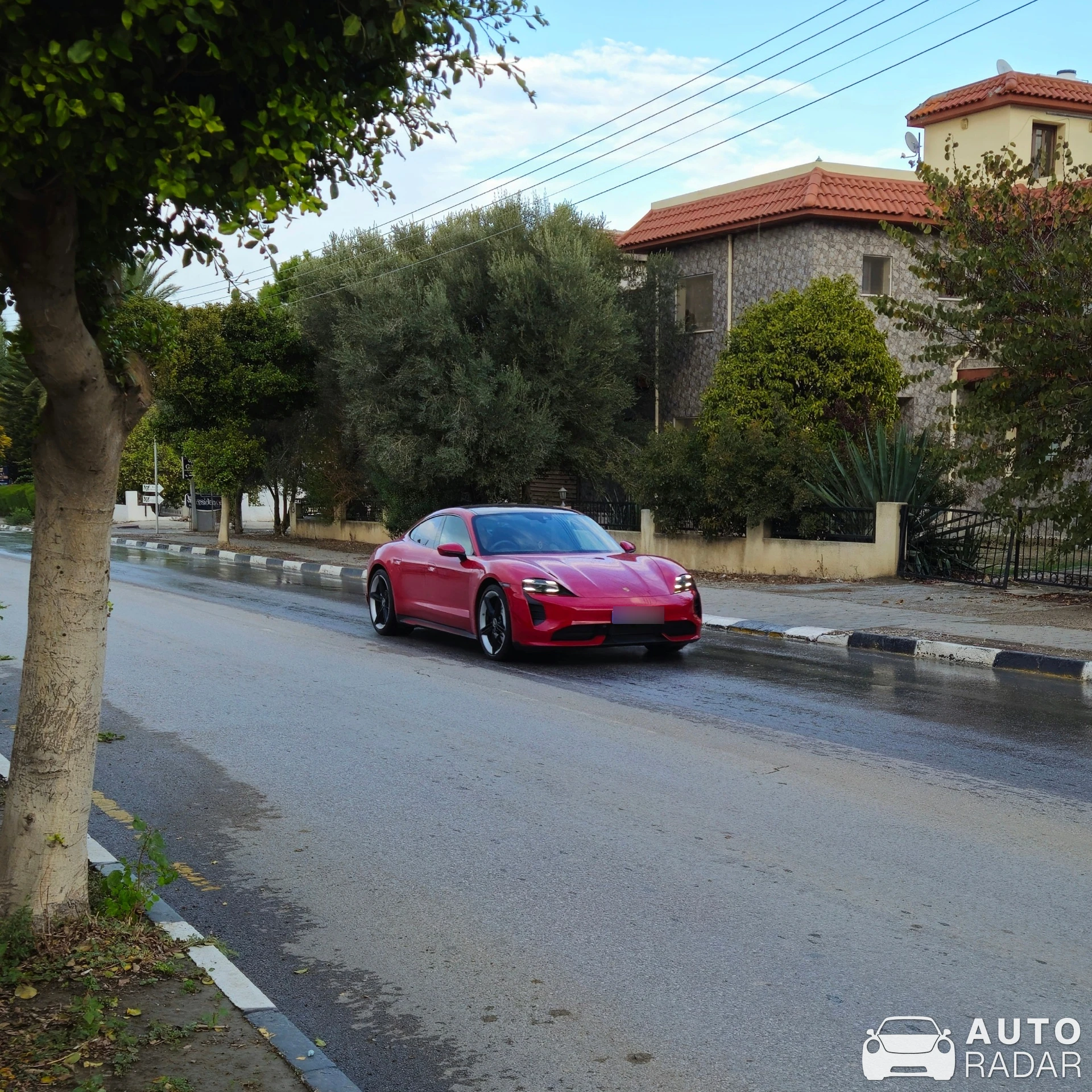Porsche Taycan Turbo spotted in Karaoğlanoğlu, 