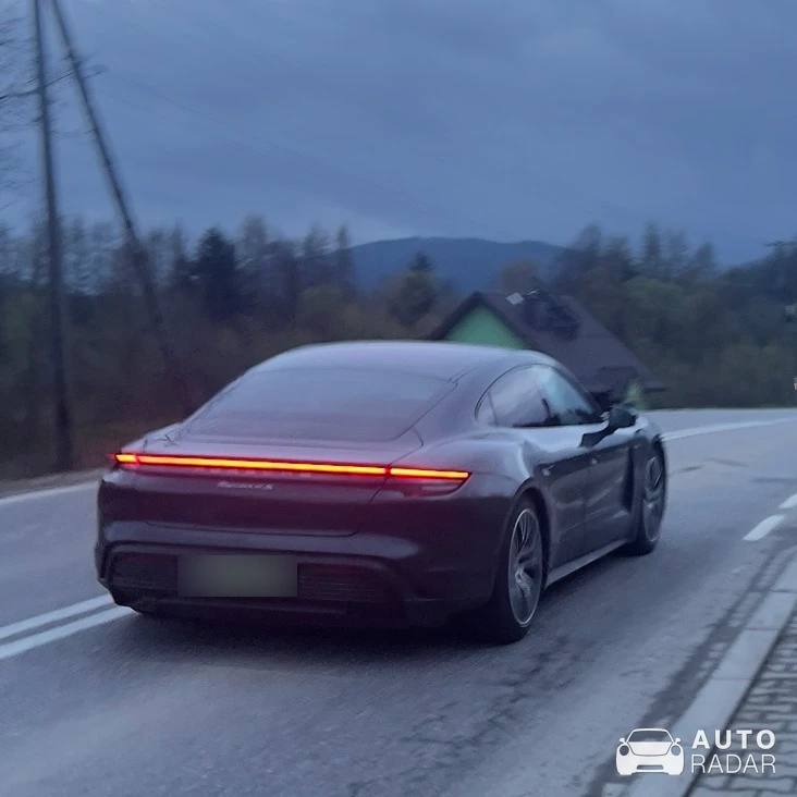 Porsche Taycan 4S spotted in Krynica-Zdrój