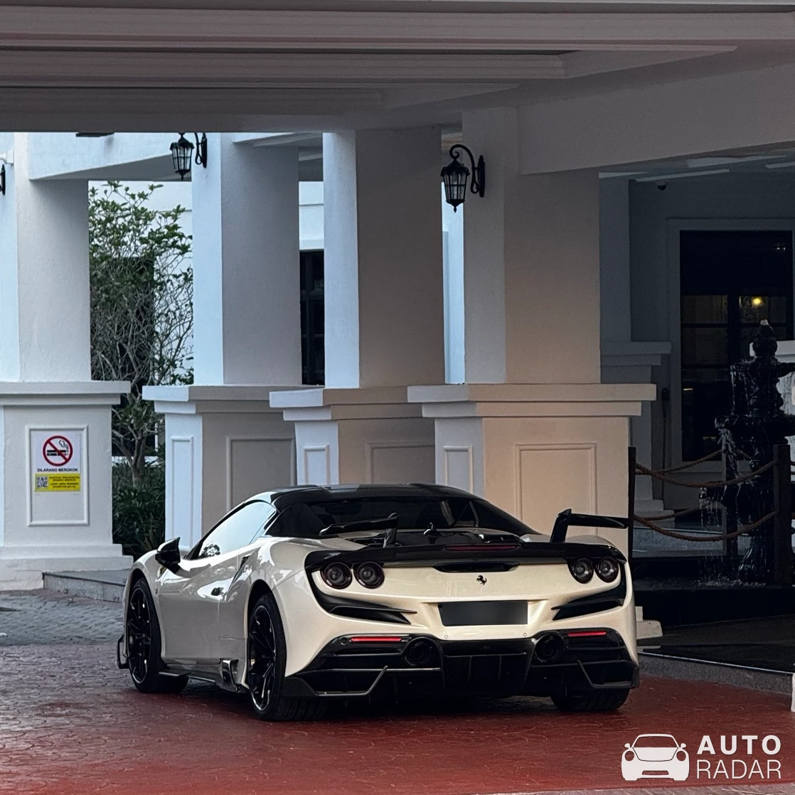 Ferrari F8 Spider Novitec Rosso N-Largo spotted in Melaka, Malaysia