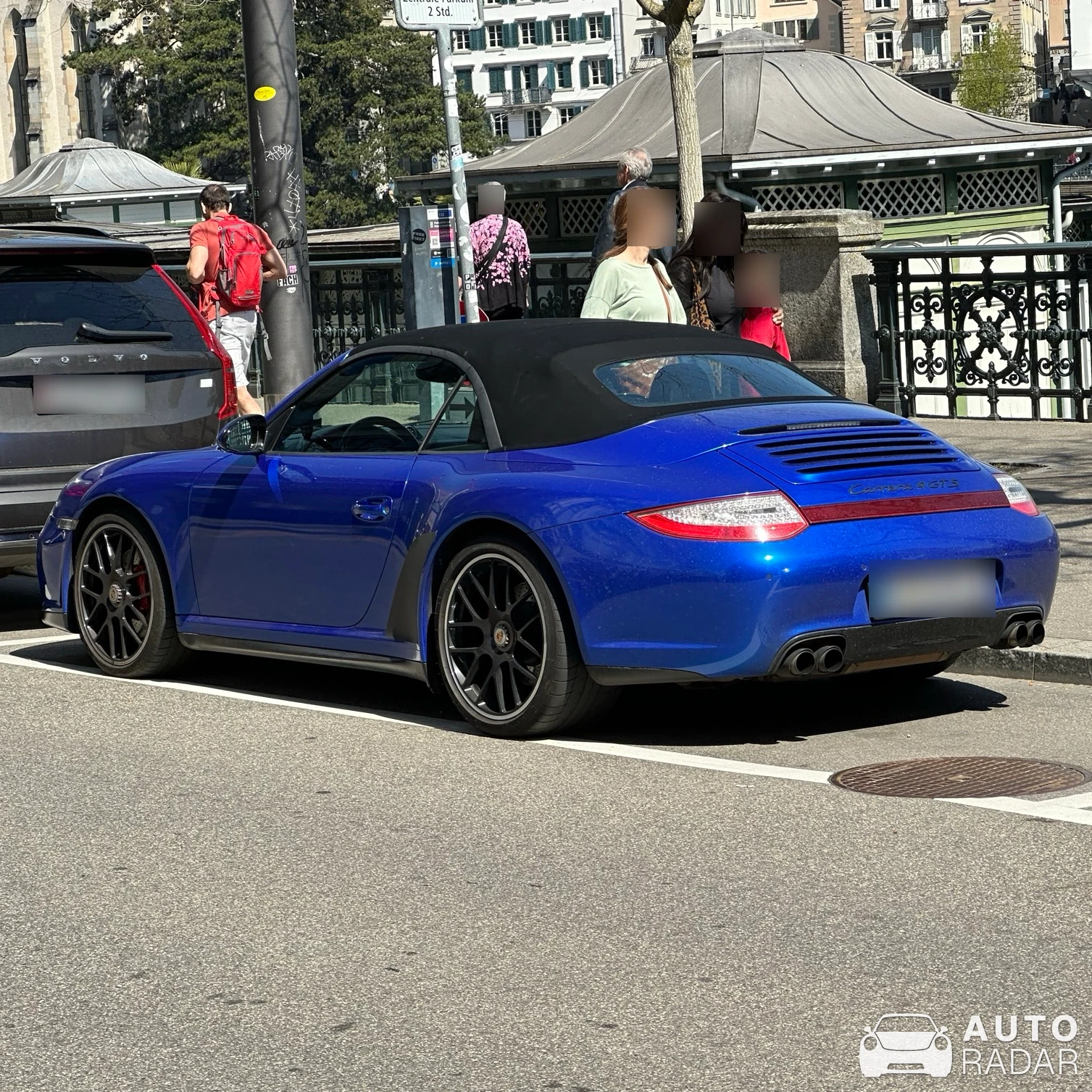 Porsche 997 Carrera GTS Cabriolet spotted in Zürich