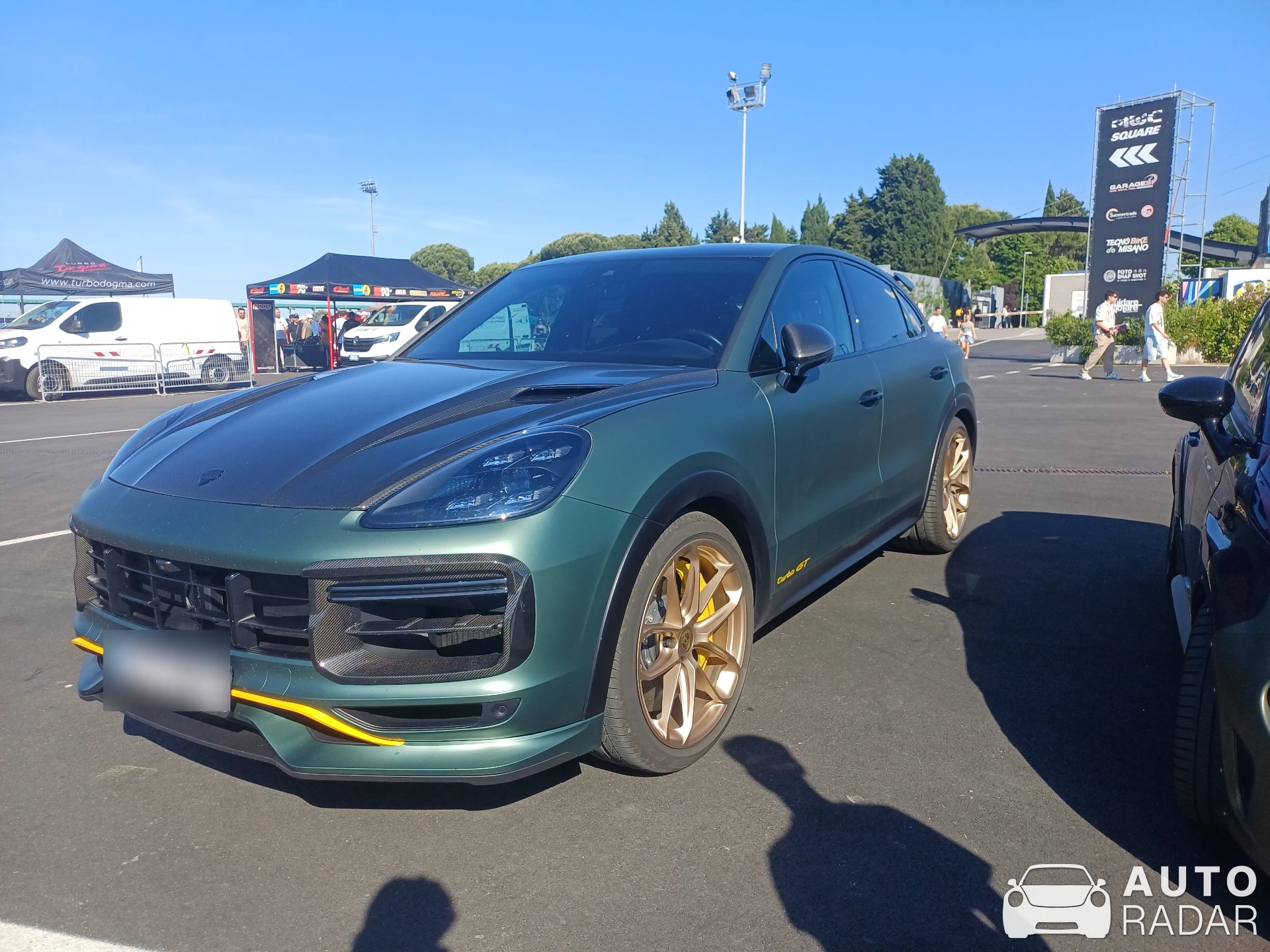Porsche TechArt Cayenne Coupé Turbo GT spotted in Misano Adriatico