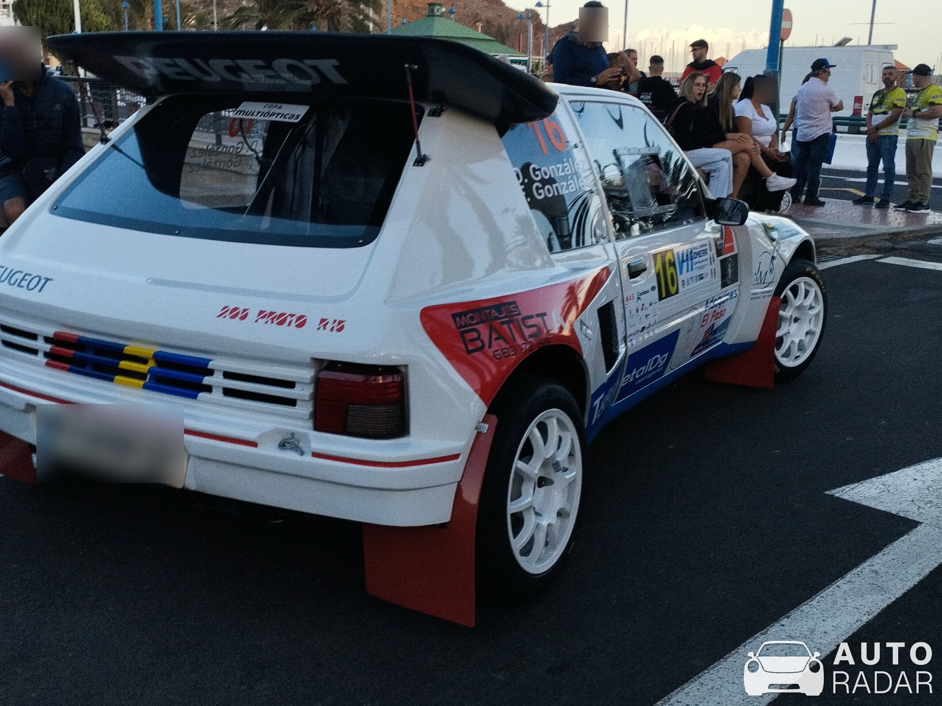 Peugeot 205 T16 Group B spotted in San Sebastián de la Gomera