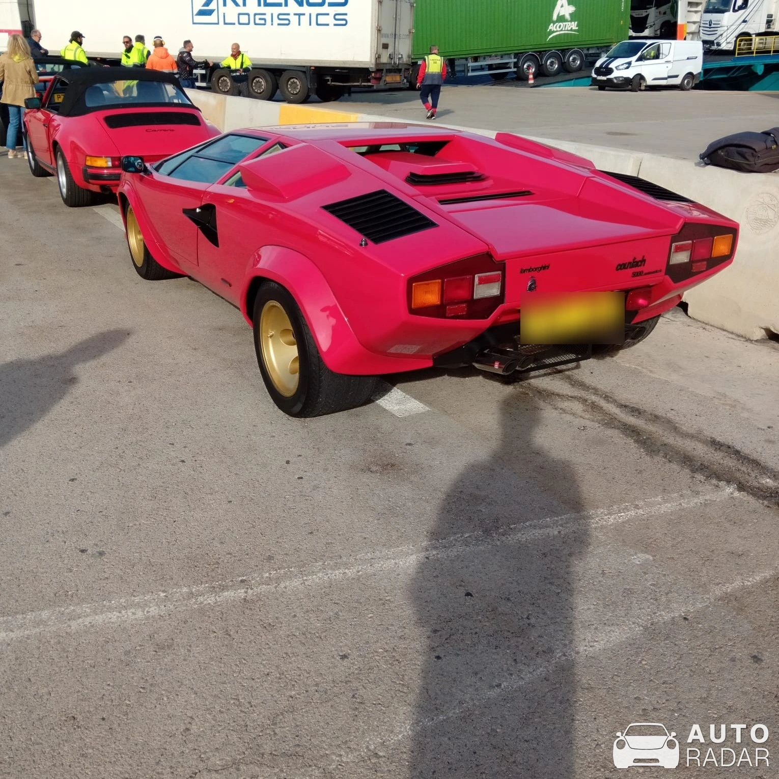 Lamborghini Countach LP500 S spotted in Barcelona, Spain
