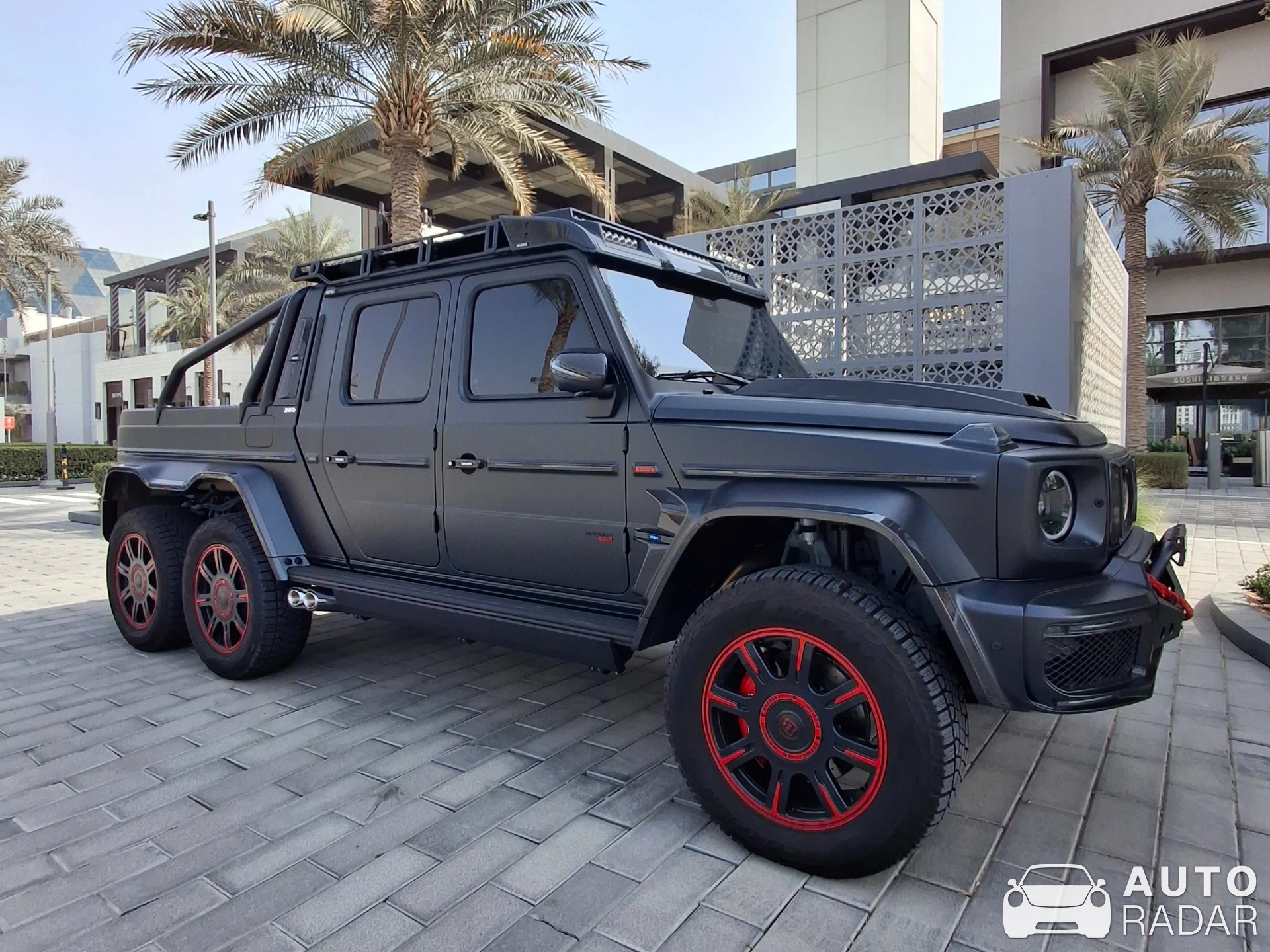 Mercedes-AMG Brabus G 800 XLP Adventure 6x6 spotted in Dubai
