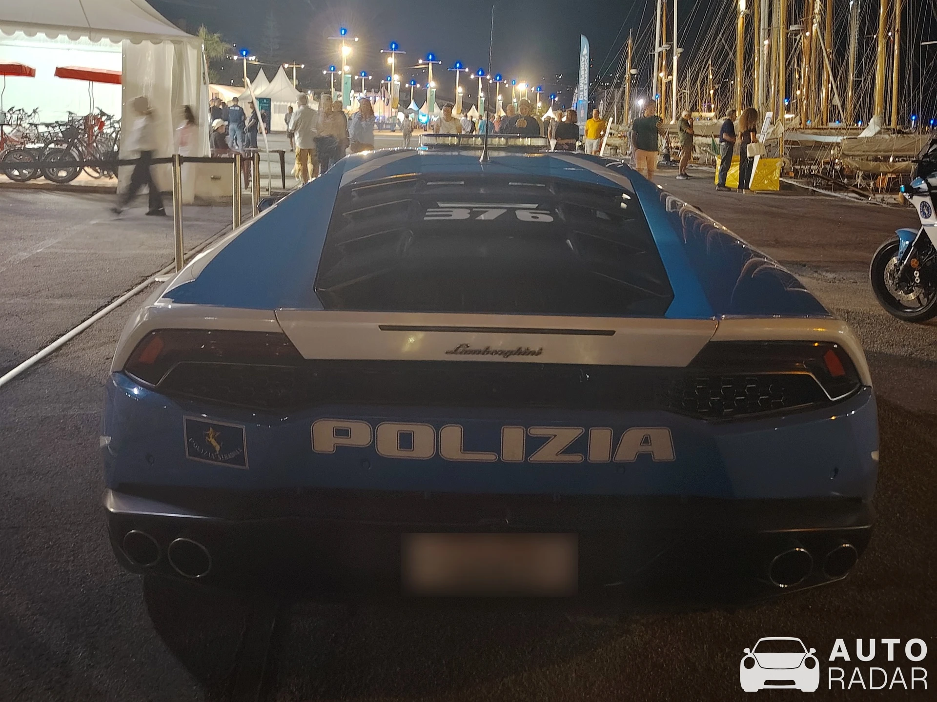 Lamborghini Huracán LP610-4 Polizia spotted in Imperia