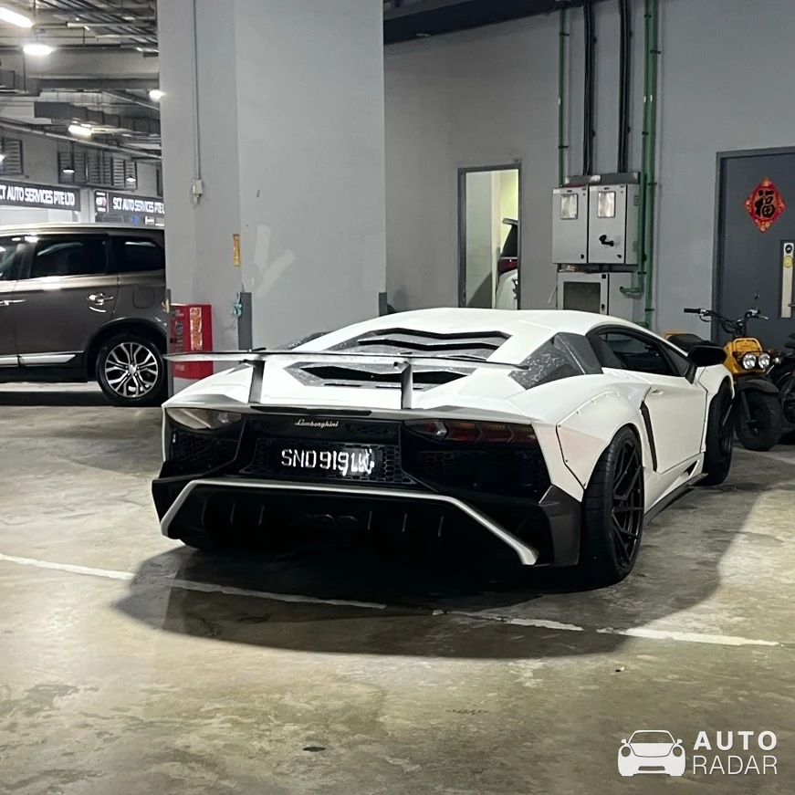 Lamborghini Aventador LP700-4 Liberty Walk LB Performance Wide Body spotted in Singapore