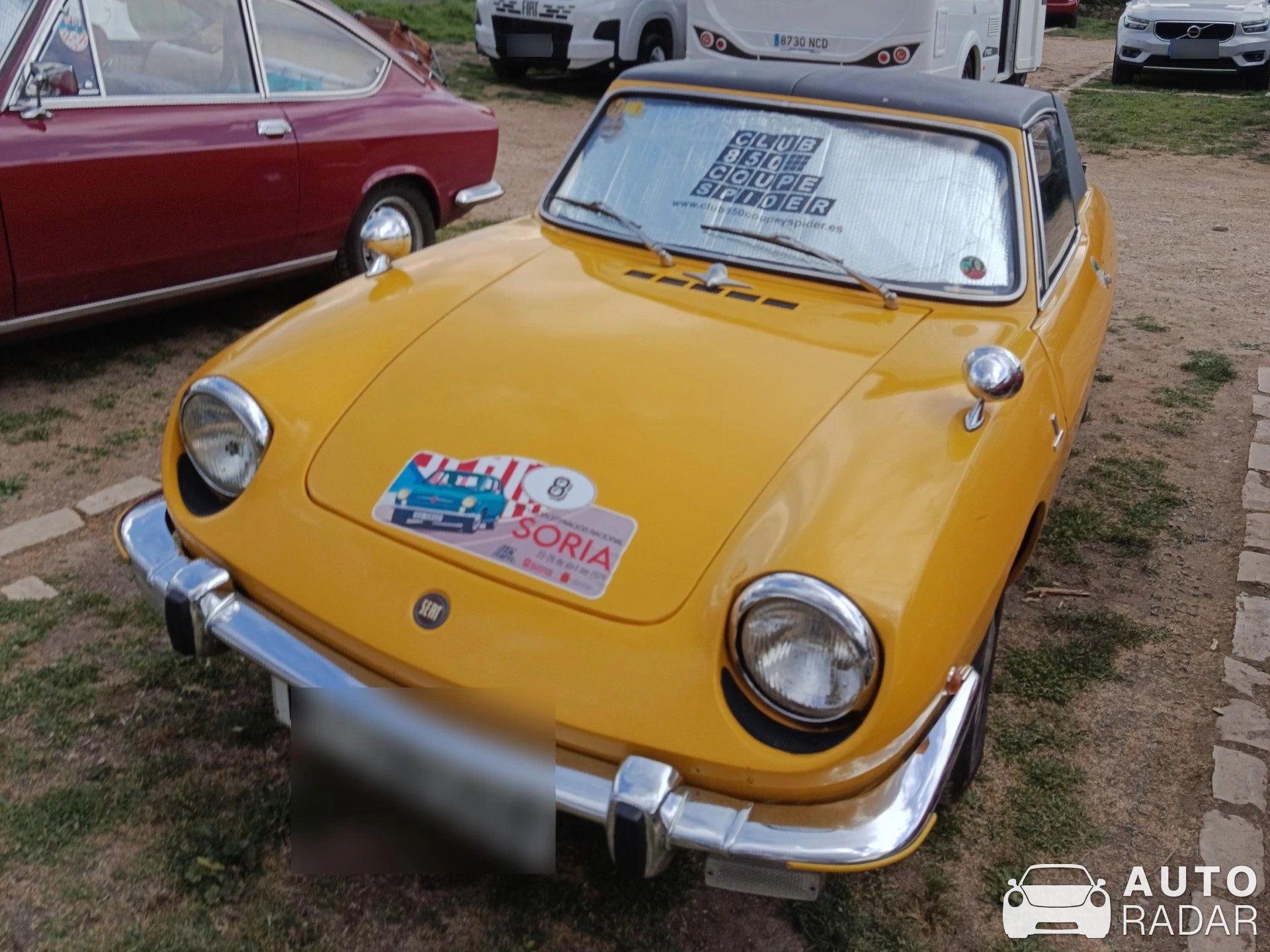 SEAT 850 Sport Coupé spotted in Medinaceli
