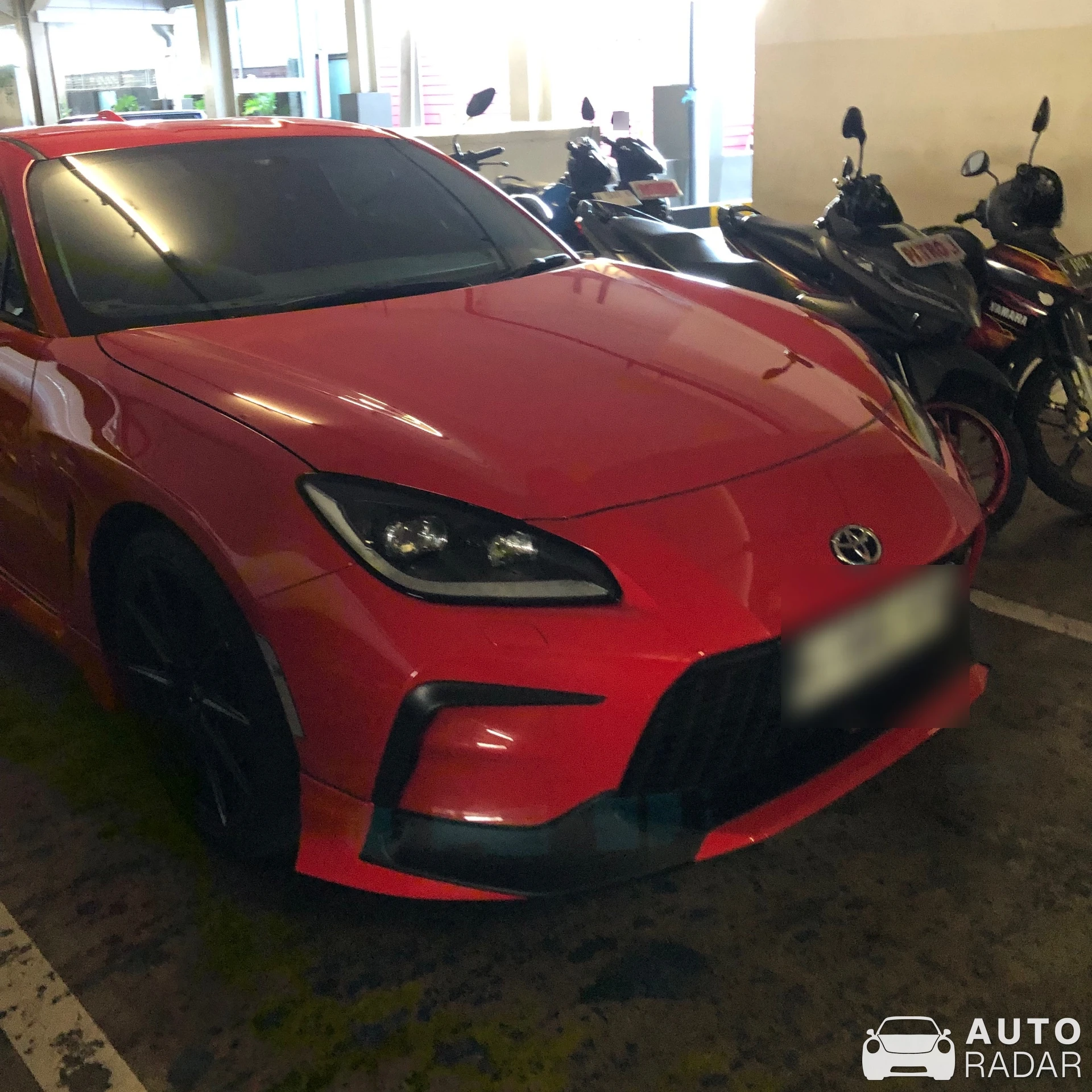 Toyota GR86 spotted in Surabaya, Indonesia