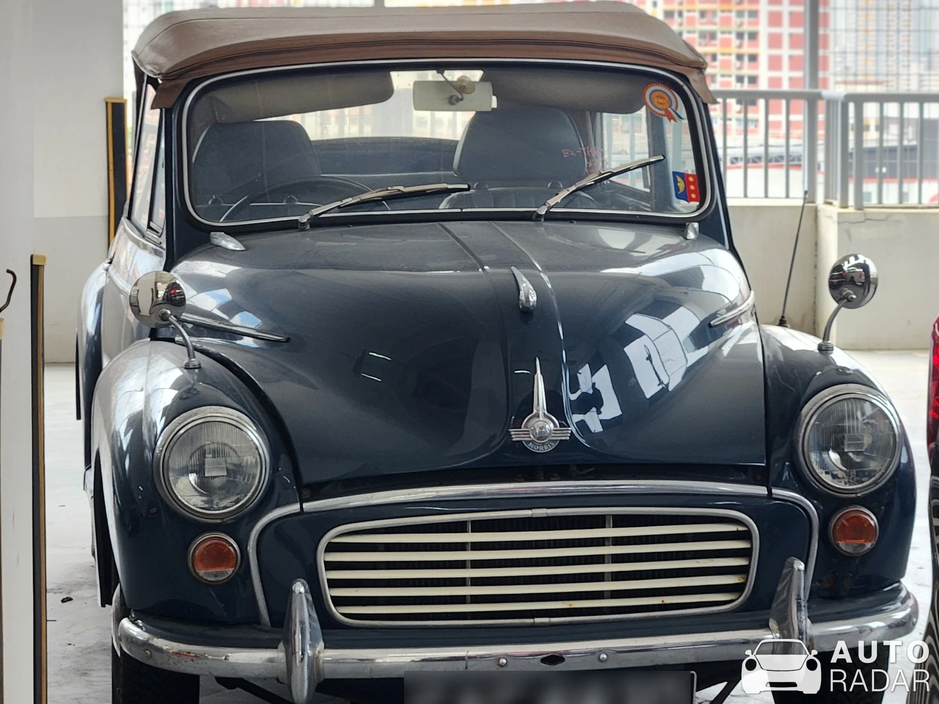 Morris Minor Convertible spotted in Singapore