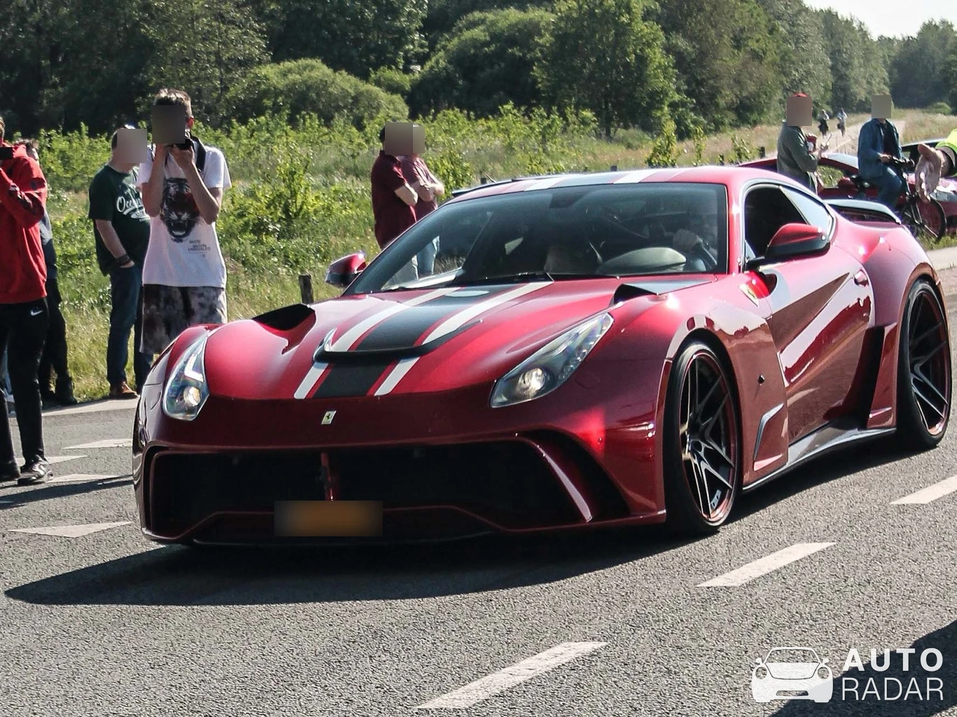 Ferrari F12 Novitec Rosso N-Largo S spotted in Assen