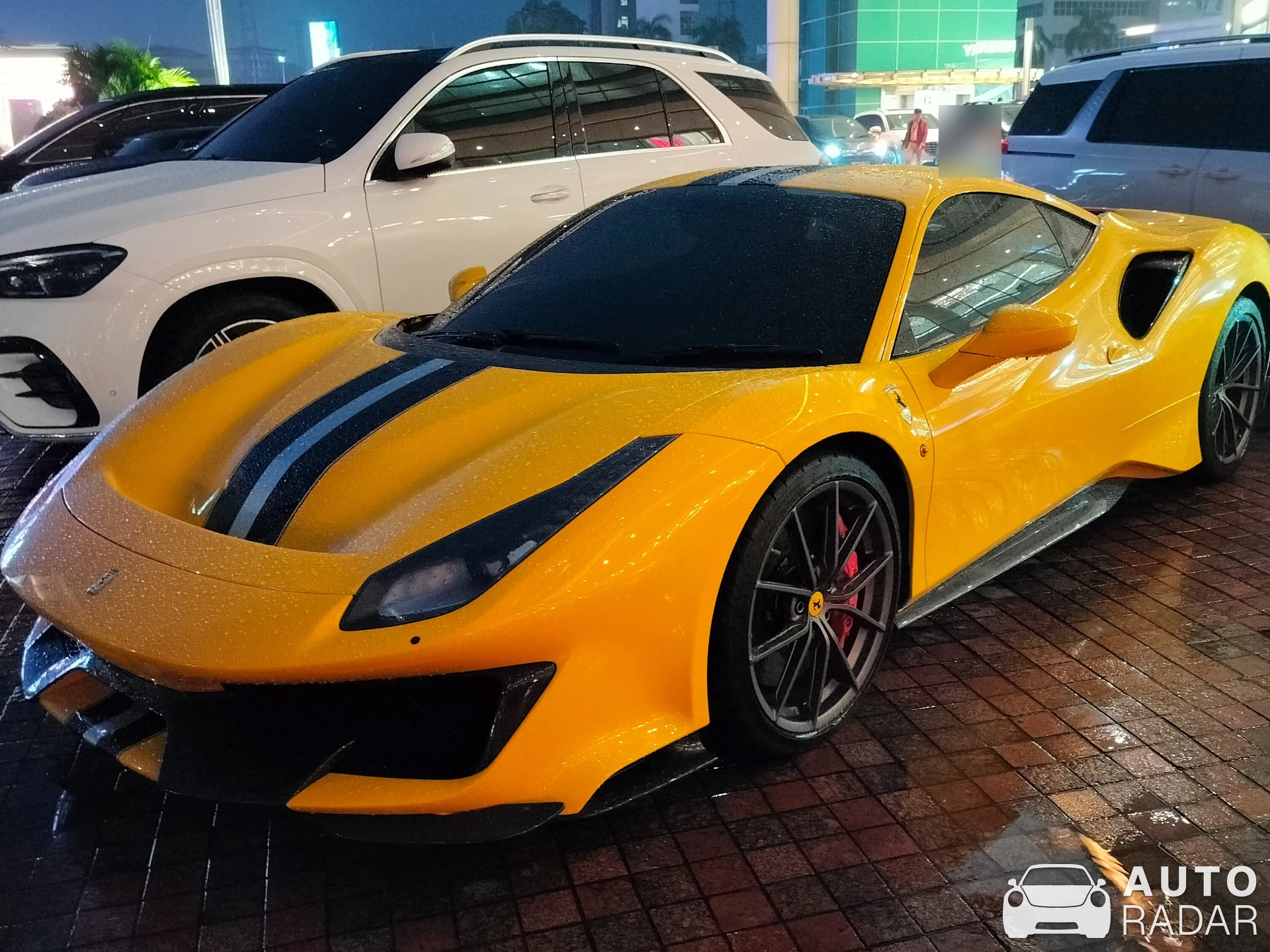 Ferrari 488 Pista spotted in Kota Jakarta Pusat, Indonesia