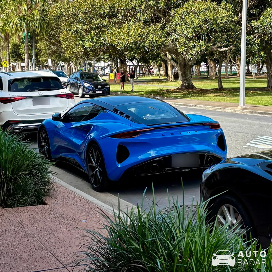Lotus Emira V6 spotted in Paradise Point, Australia