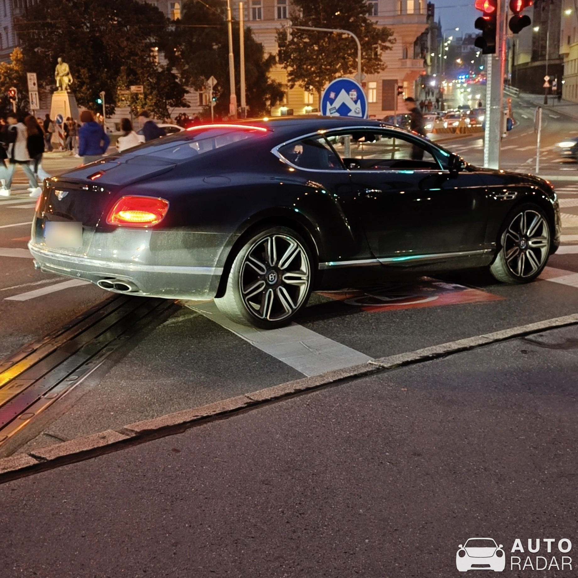 Bentley Continental GT spotted in Praha 2, Czechia