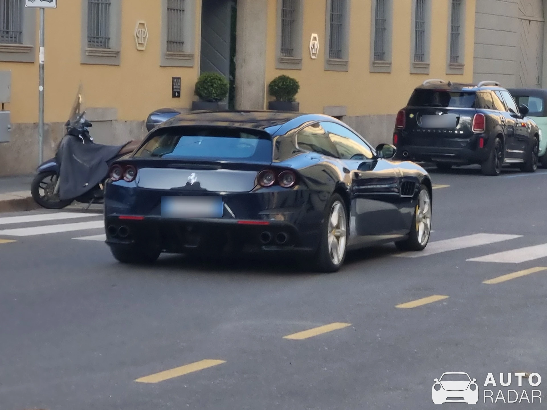 Ferrari GTC4Lusso spotted in Milano, Italy