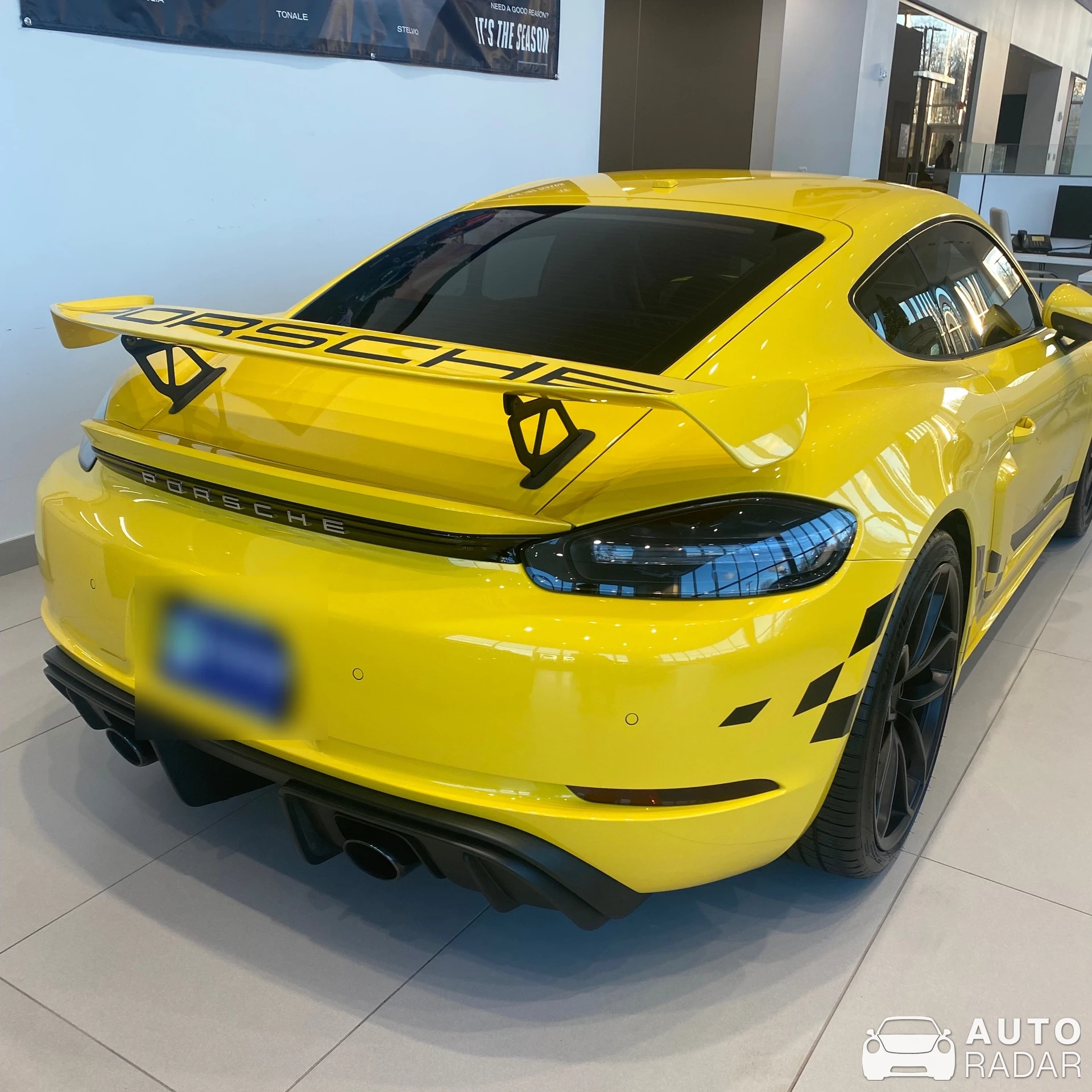 Porsche 718 Cayman GT4 spotted in Boston, United States