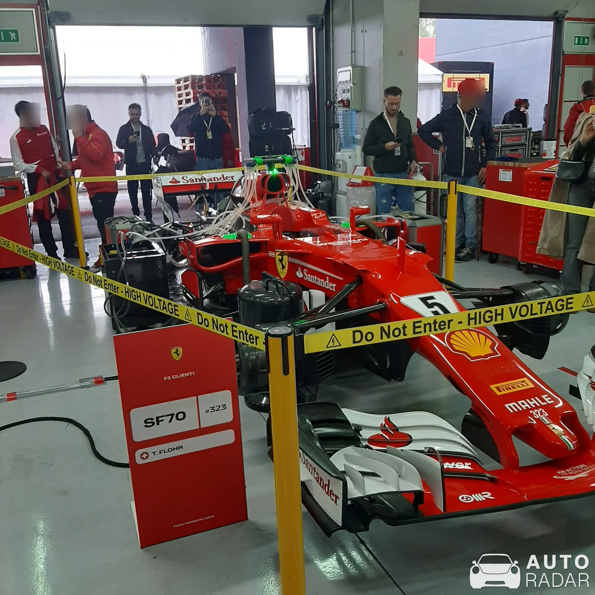Ferrari SF70 H spotted in Imola