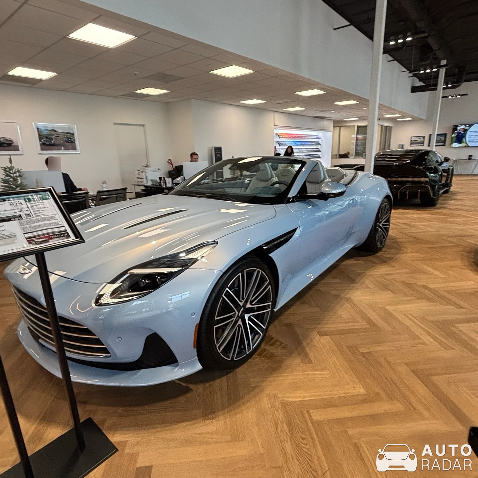 Aston Martin DB12 Volante spotted in Newport Beach, United States