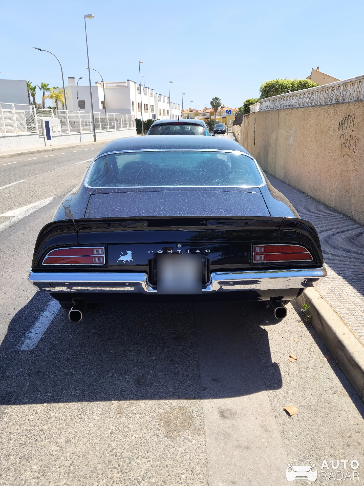 Pontiac Firebird Formula 350 spotted in La Zenia