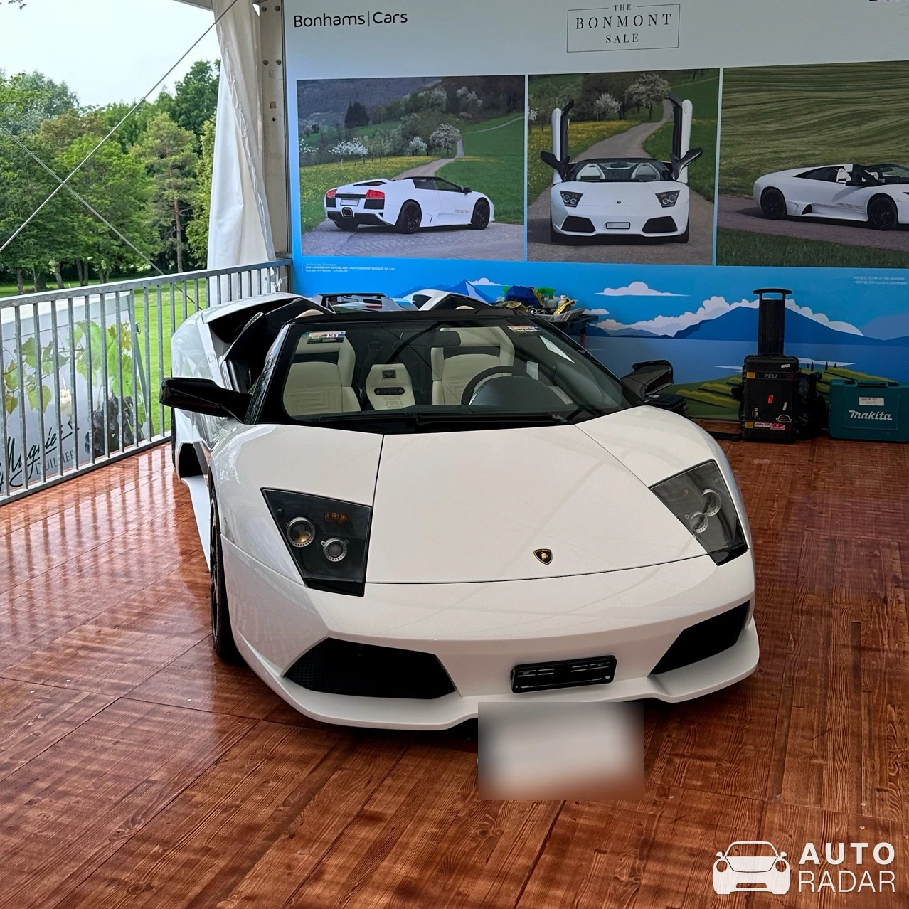 Lamborghini Murciélago LP640 Versace Roadster spotted in Chéserex