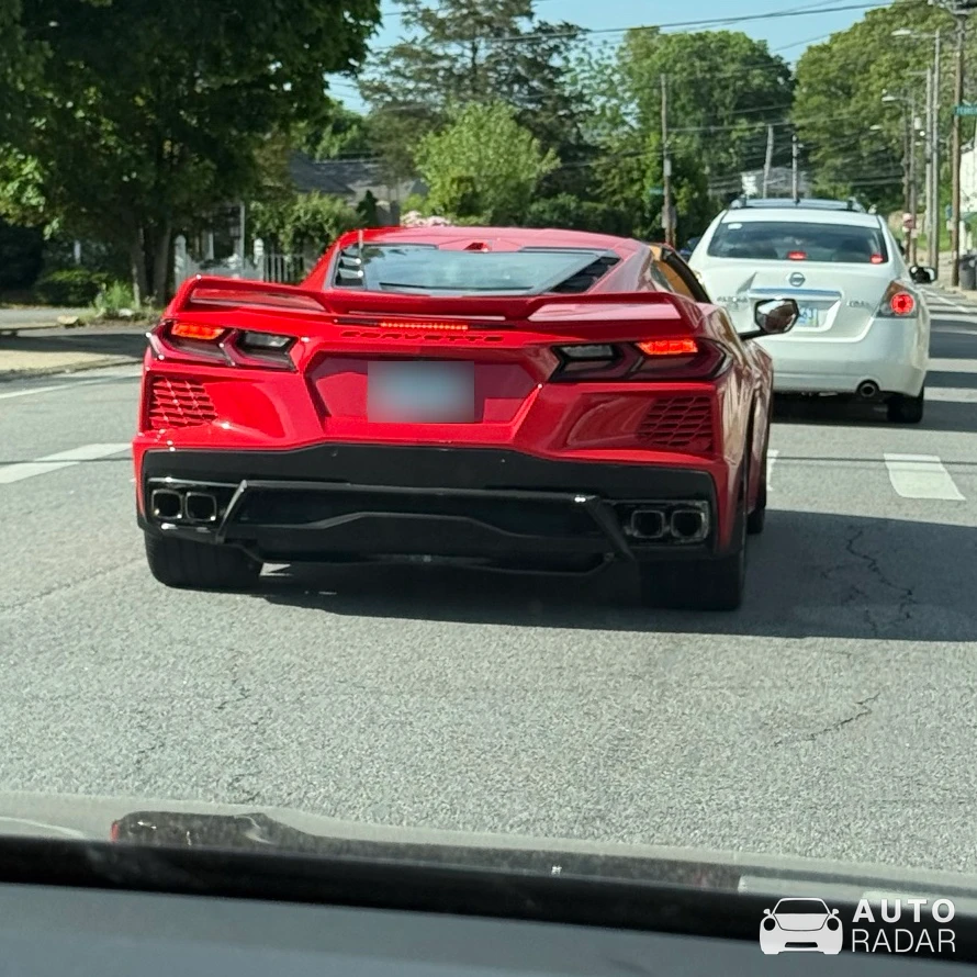 Chevrolet Corvette C8 Stingray spotted in Newport