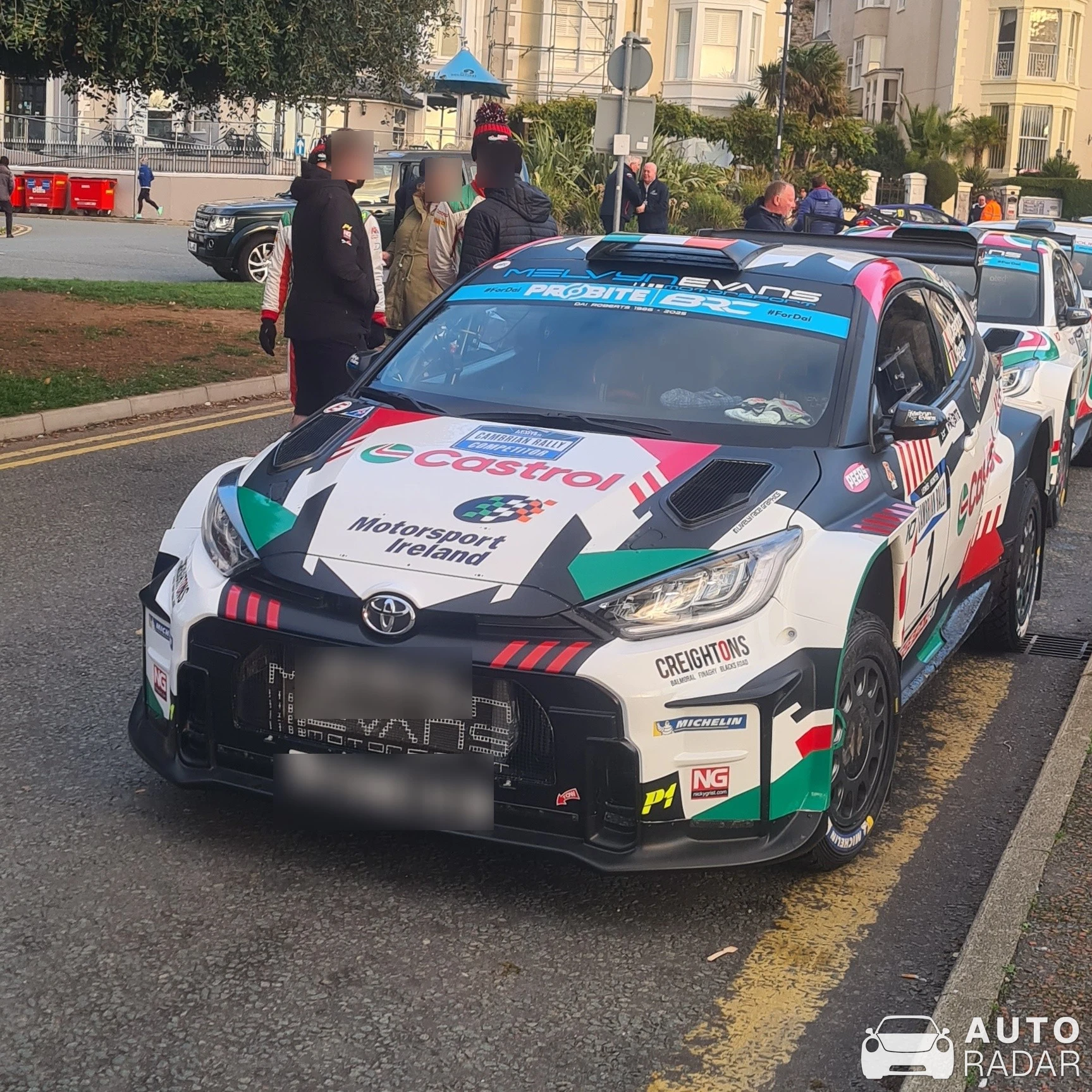 Toyota GR Yaris WRC spotted in Llandudno