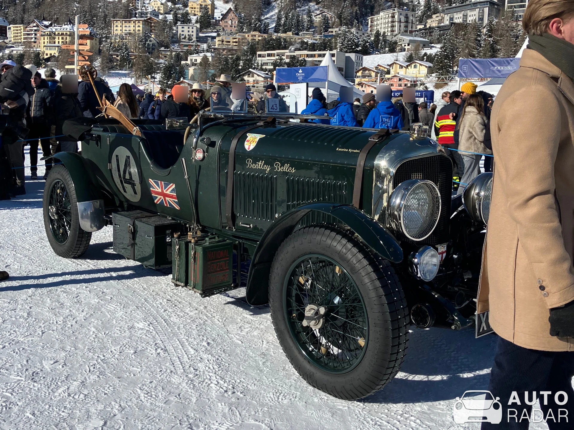 Bentley 4 1/4 Litre Torpédo Sportsman spotted in St. Moritz