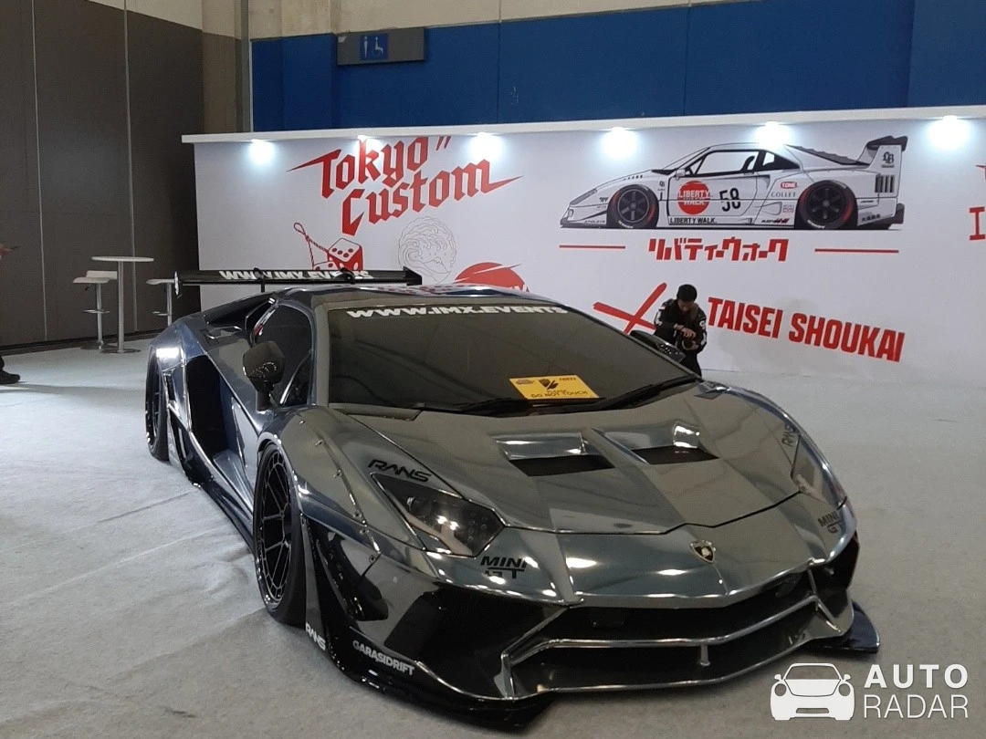 Lamborghini Aventador LP700-4 Liberty Walk LB Performance Wide Body spotted in Tangerang