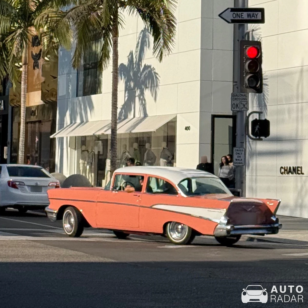 Chevrolet Bel Air spotted in Beverly Hills, United States