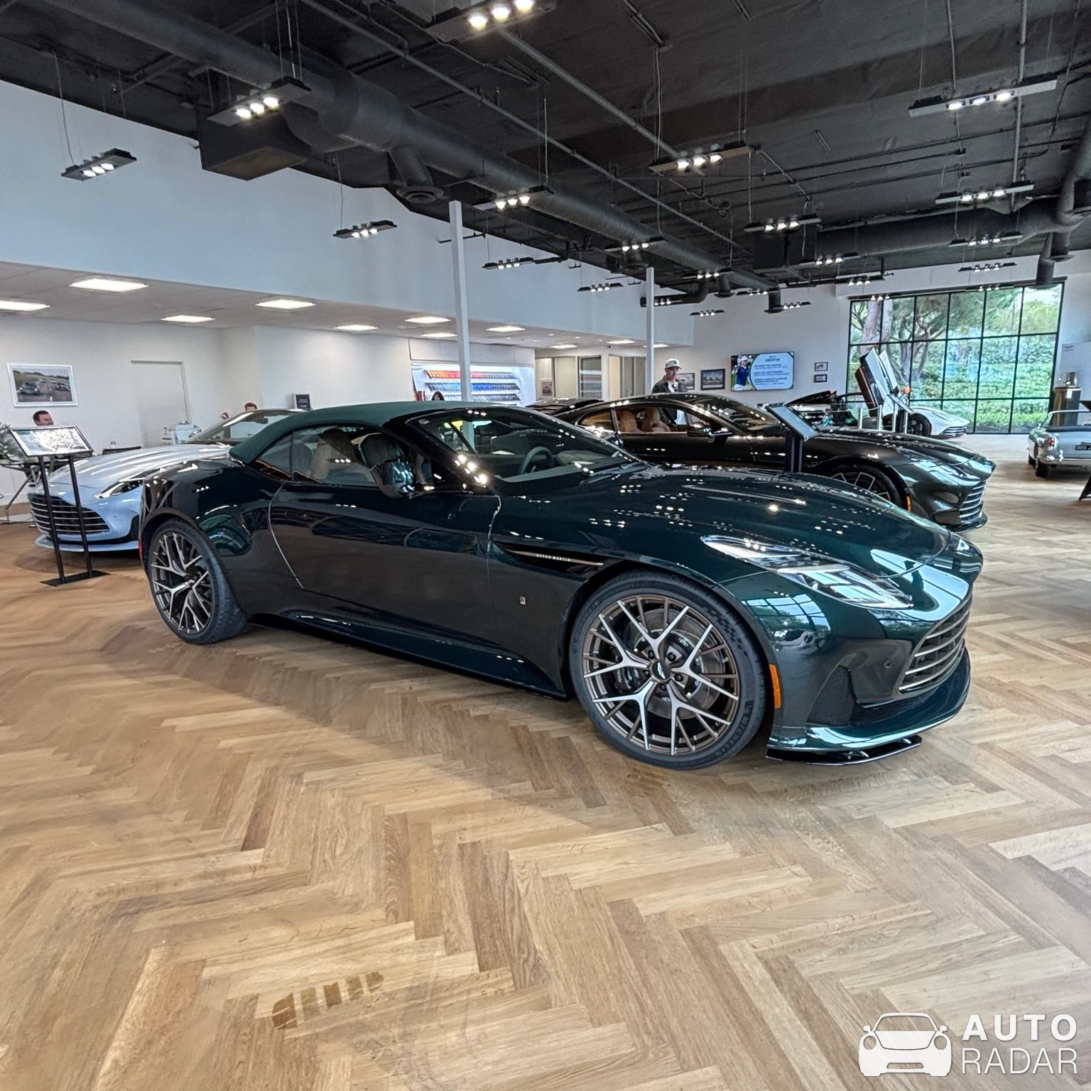 Aston Martin DB12 Volante spotted in Newport Beach, United States