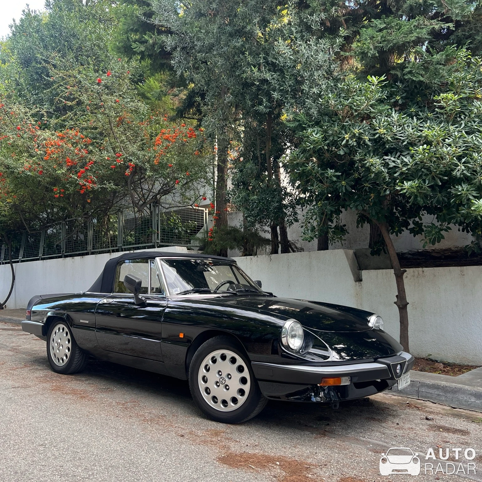 Alfa Romeo Spider Aerodinamica spotted in Πεντέλη