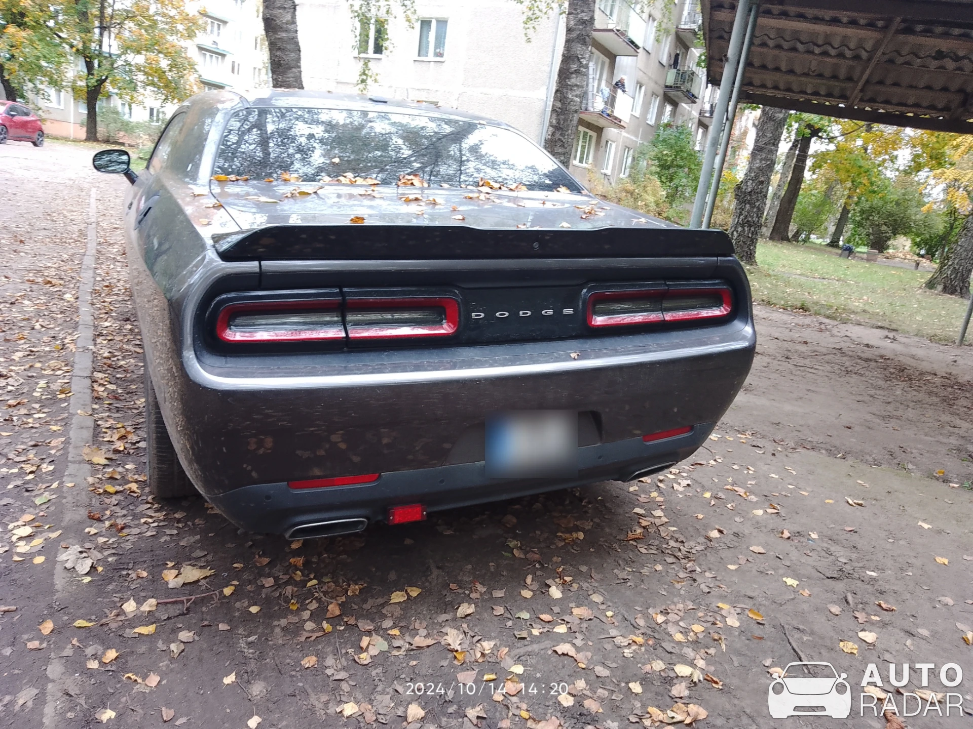 Dodge Challenger SRT Hellcat spotted in Rīga, Latvija