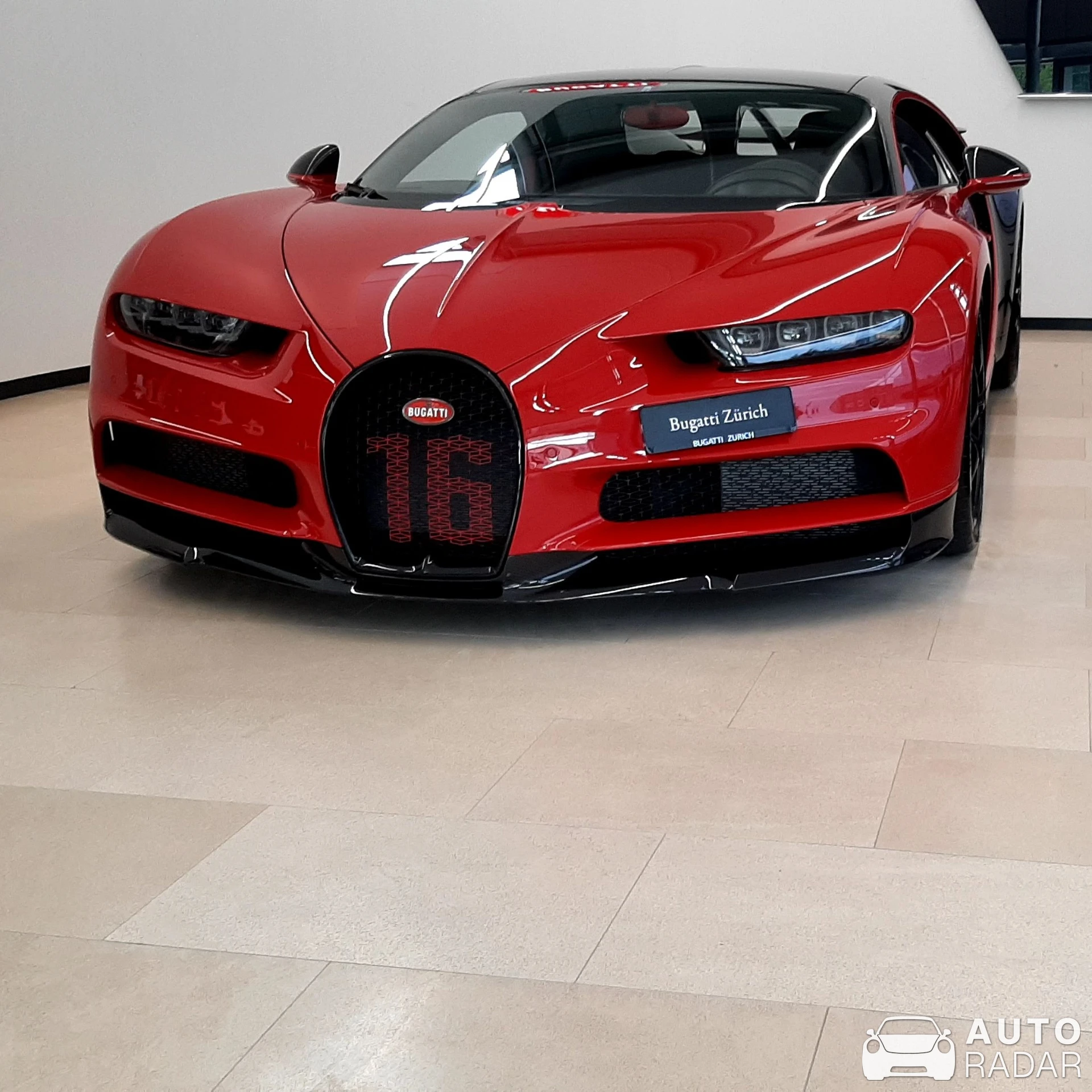 Bugatti Chiron spotted in Opfikon, Switzerland
