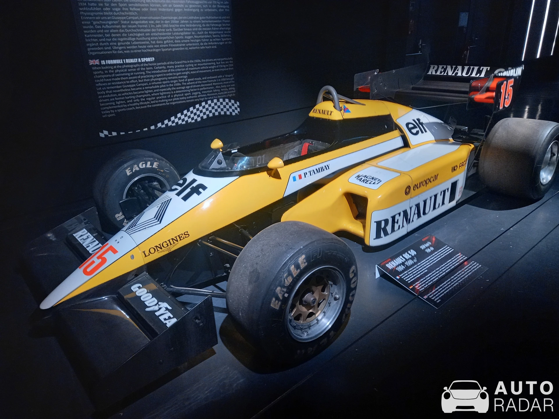 Renault RE30B spotted in Mulhouse