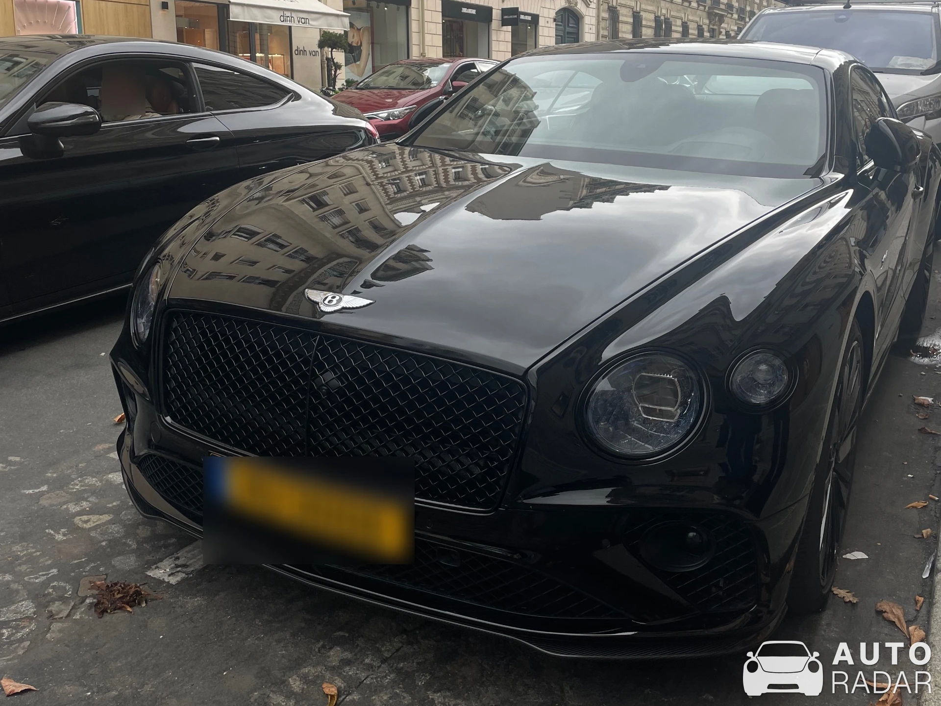 Bentley Continental GT spotted in Paris, France