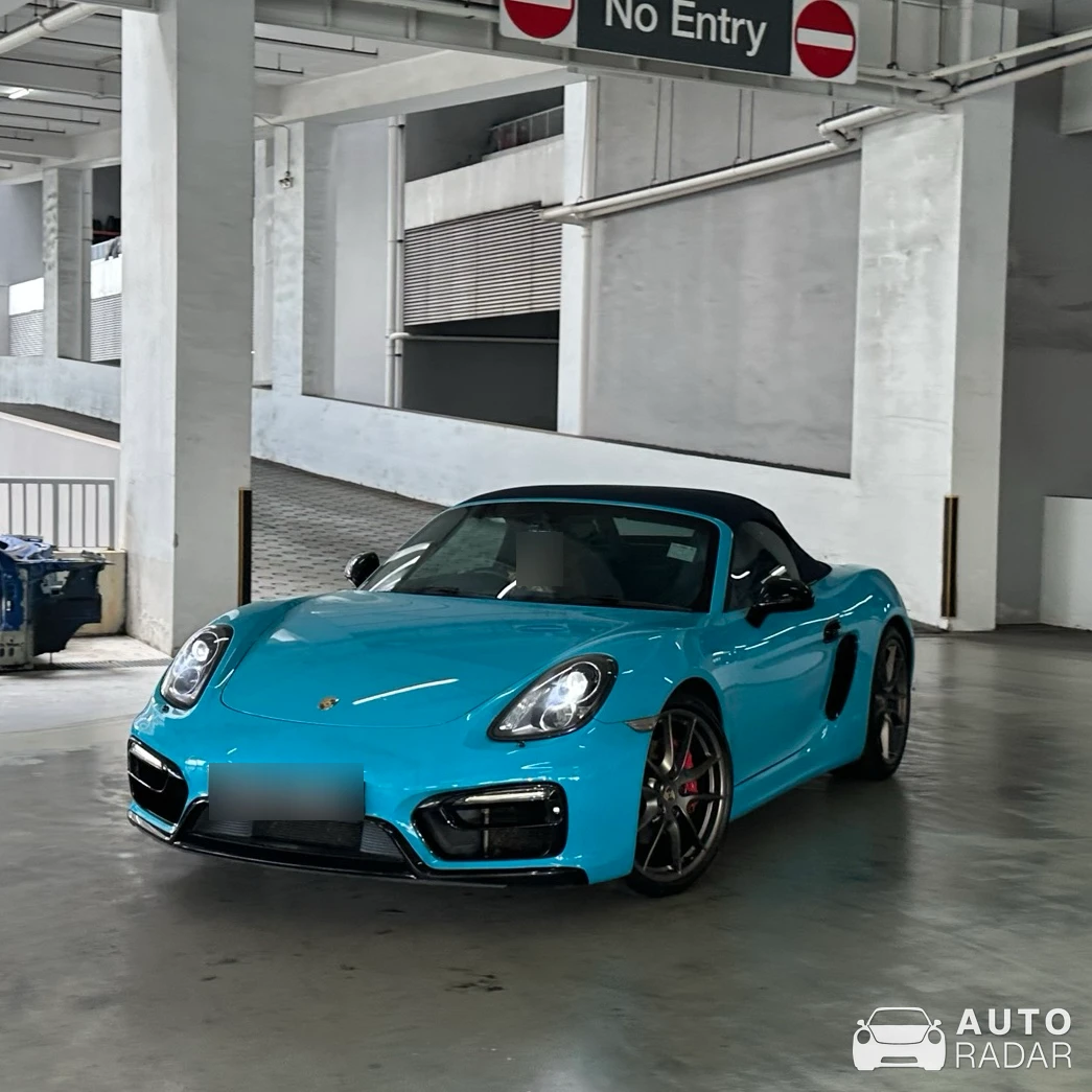 Porsche 981 Boxster GTS spotted in Singapore